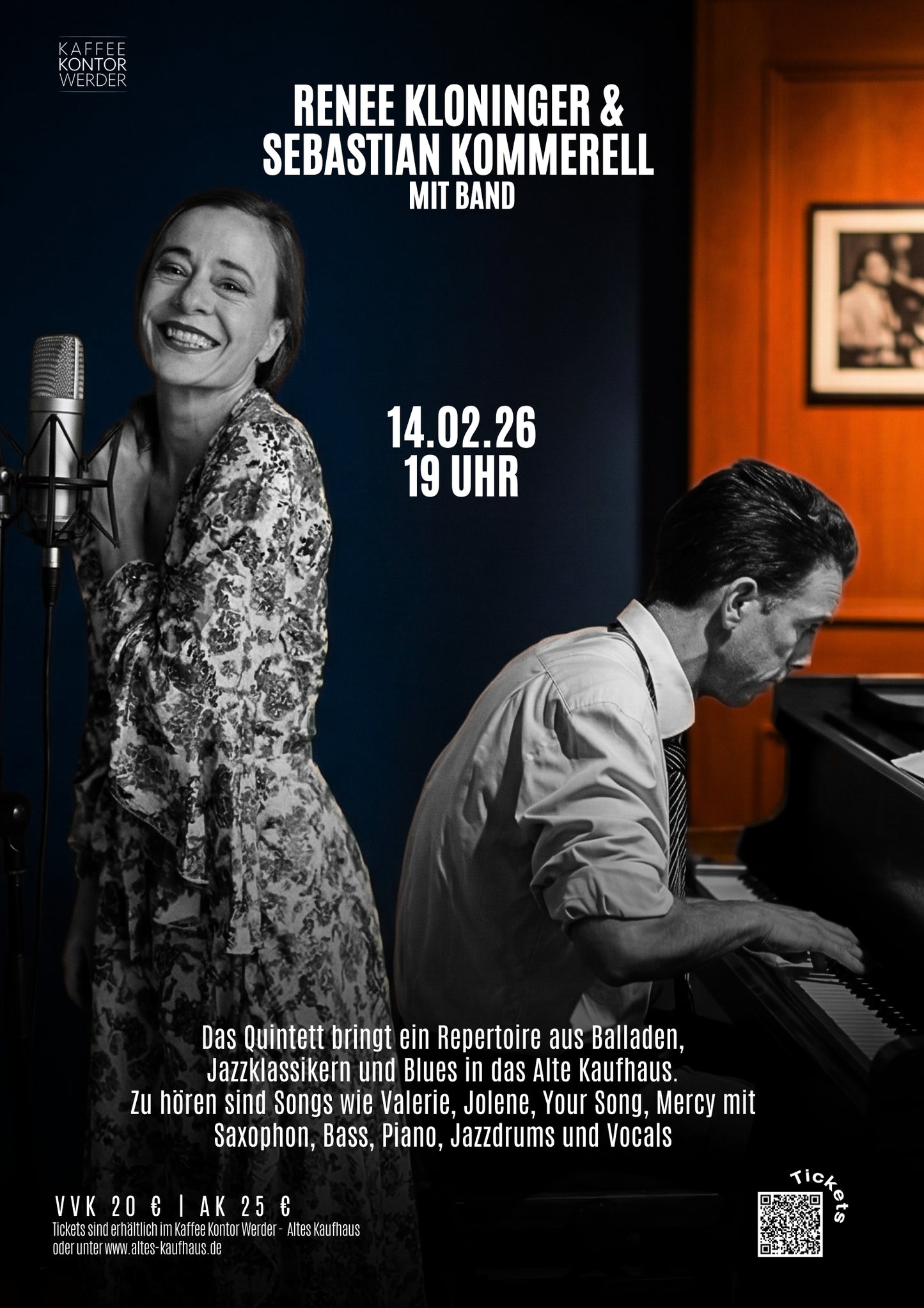 14.02. Renee Kloninger & Sebastian Kommerell mit Band