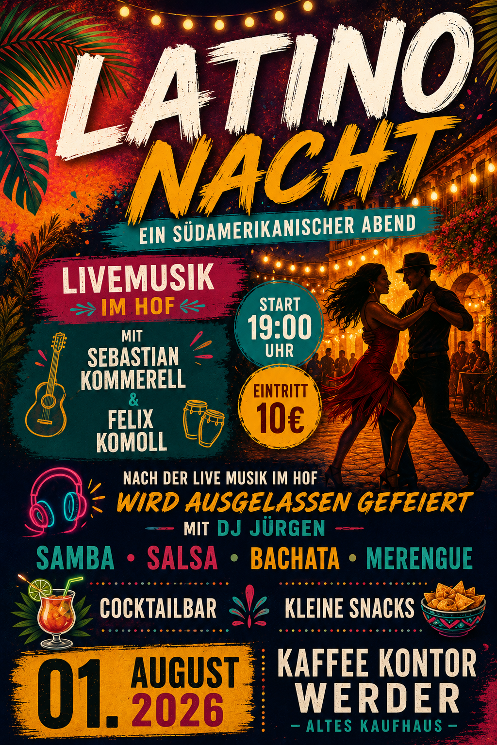 01. August 2026 - Latino Nacht