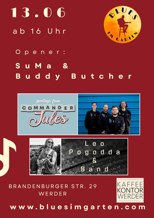 BLUES IM GARTEN FESTIVAL - Einzelticket Tag 2 - Blues im Garten 13.06.2026