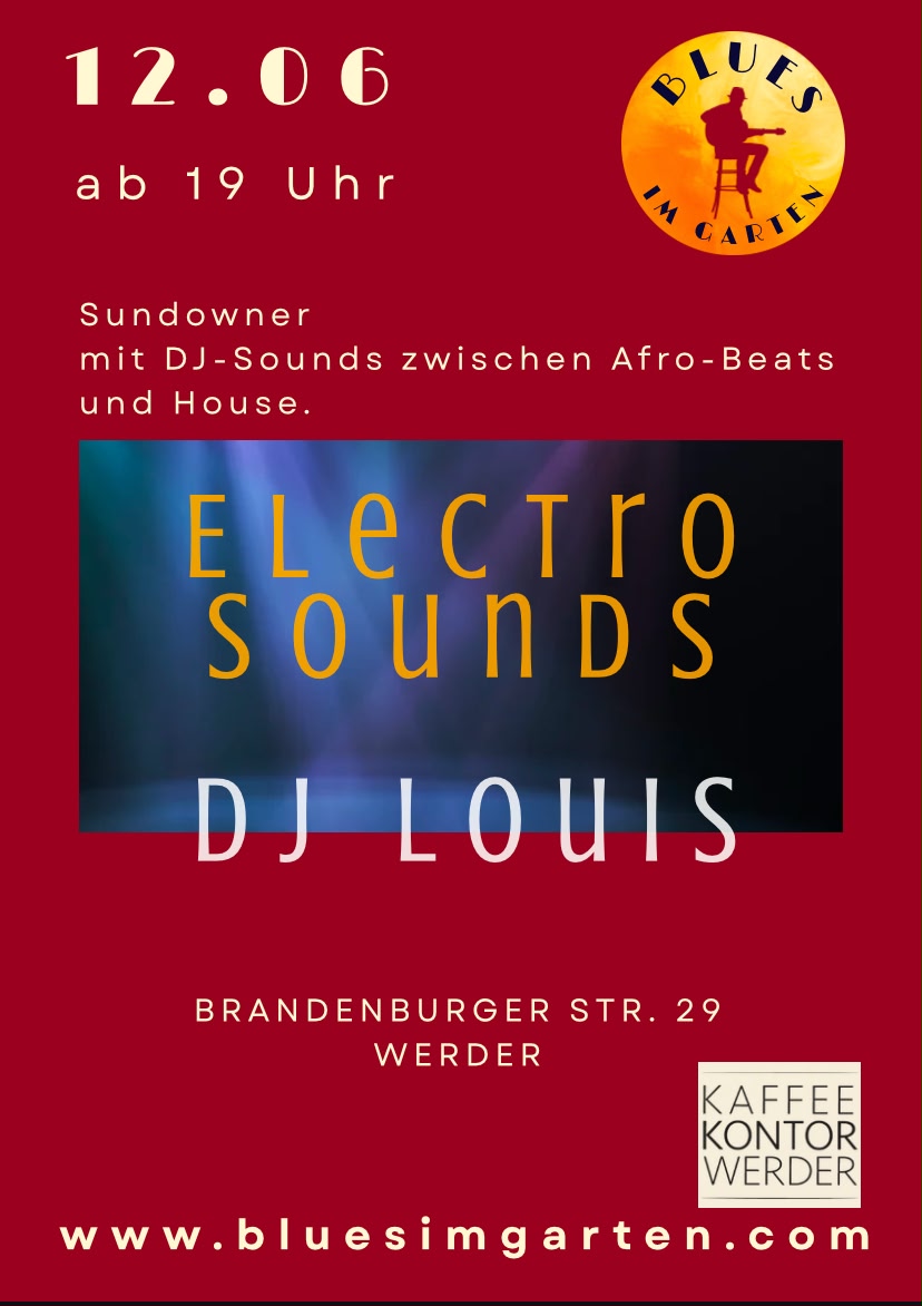 BLUES IM GARTEN FESTIVAL - Einzelticket Tag 1 - Café del Brandenburger Straße 12.06.2026