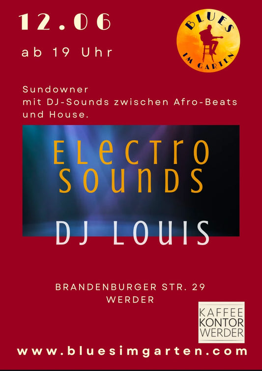 BLUES IM GARTEN FESTIVAL - Einzelticket Tag 1 - Café del Brandenburger Straße 12.06.2026
