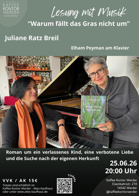 Do, 25. Juni - LESUNG - Juliane Ratz-Breil & Elham Peyman